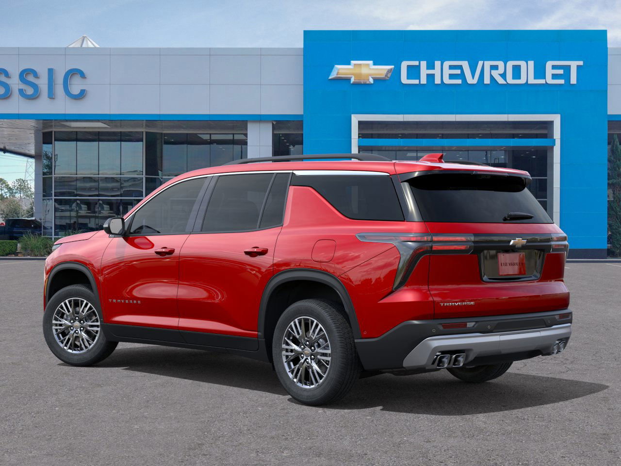 2026 Chevrolet Traverse LT Red at Classic Elite Chevrolet Hwy 6