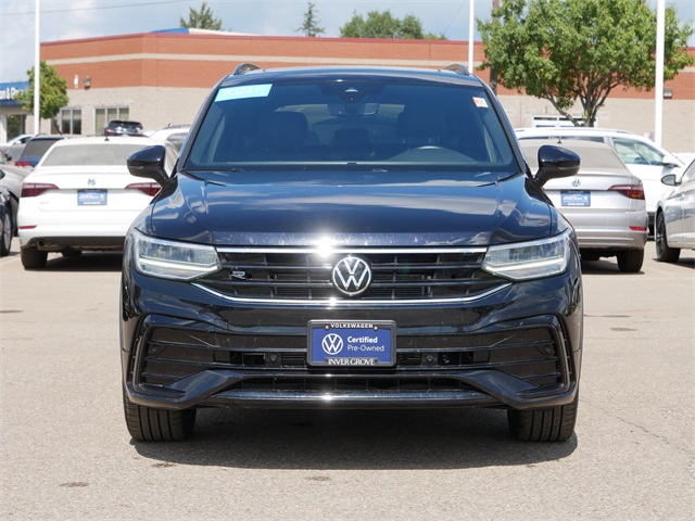 Certified 2023 Volkswagen Tiguan SE R-LINE BLACK with VIN 3VV8B7AX3PM033004 for sale in Inver Grove Heights, Minnesota