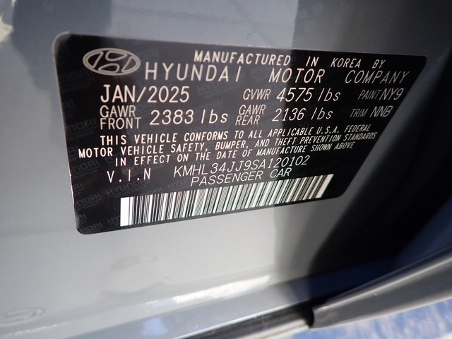 2025 Hyundai Sonata Hybrid SEL photo 18