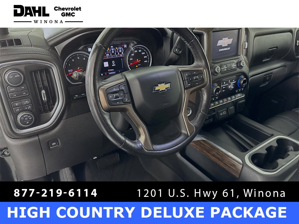Used 2021 Chevrolet Silverado 1500 High Country with VIN 3GCUYHED0MG201063 for sale in Winona, Minnesota