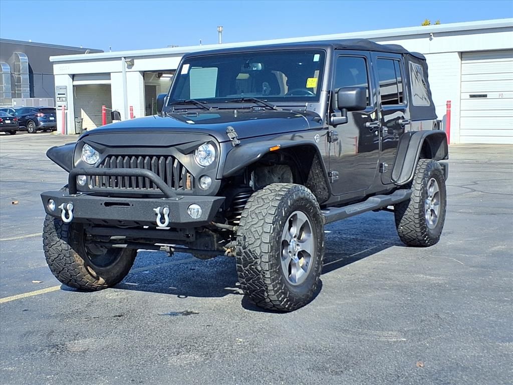 Used 2017 Jeep Wrangler Unlimited Sahara with VIN 1C4BJWEG7HL655345 for sale in Kansas City