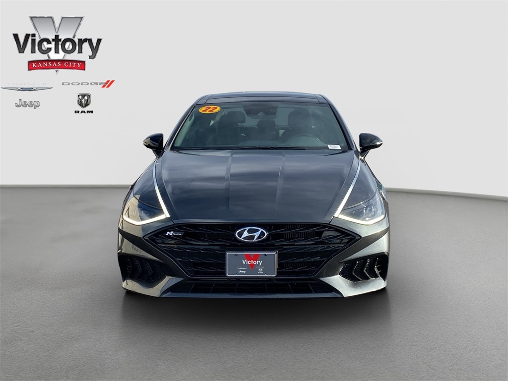 Used 2022 Hyundai Sonata N Line with VIN KMHL14JC1NA220951 for sale in Kansas City