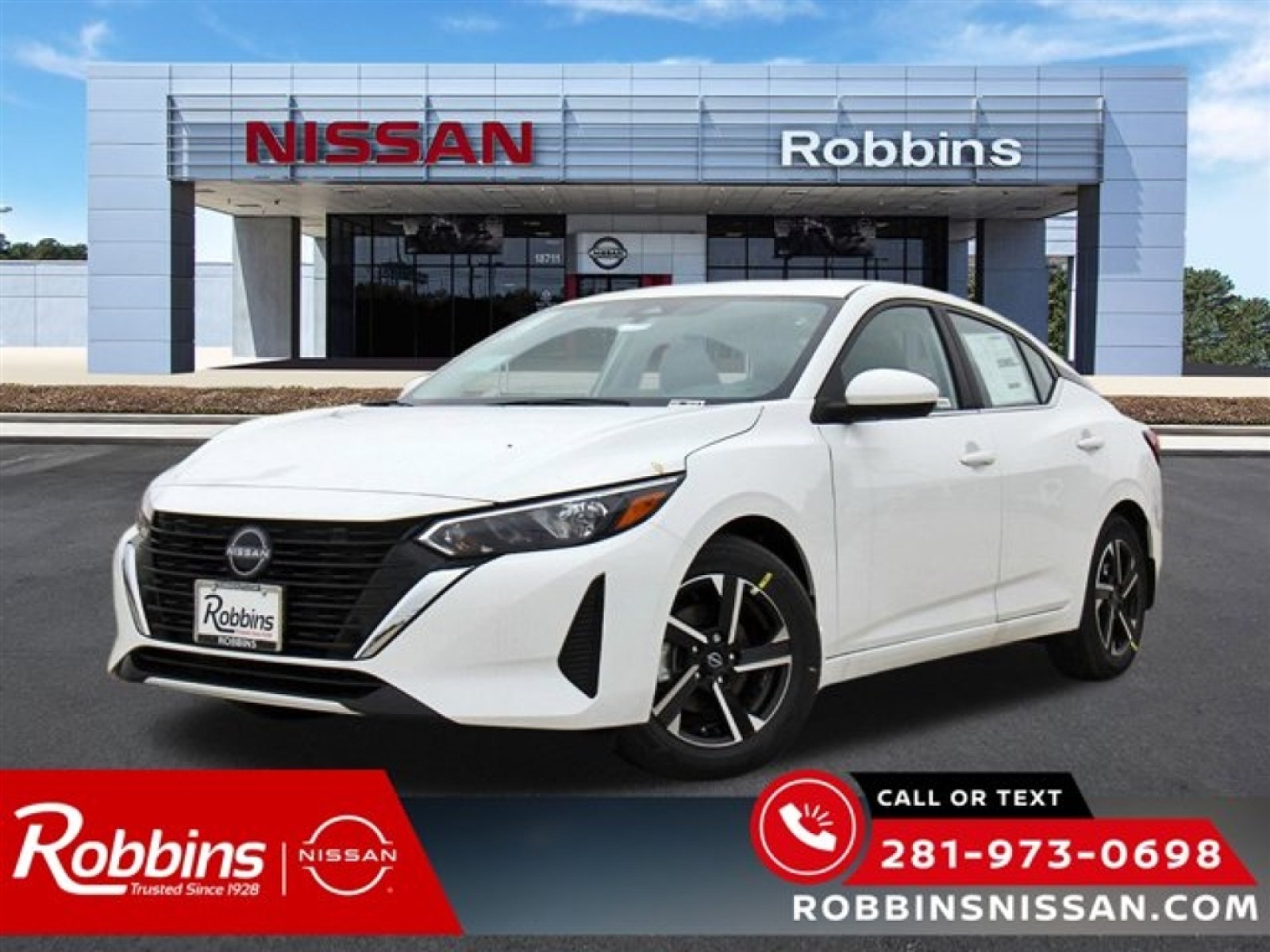 2025 Nissan Sentra SV White at Robbins Nissan