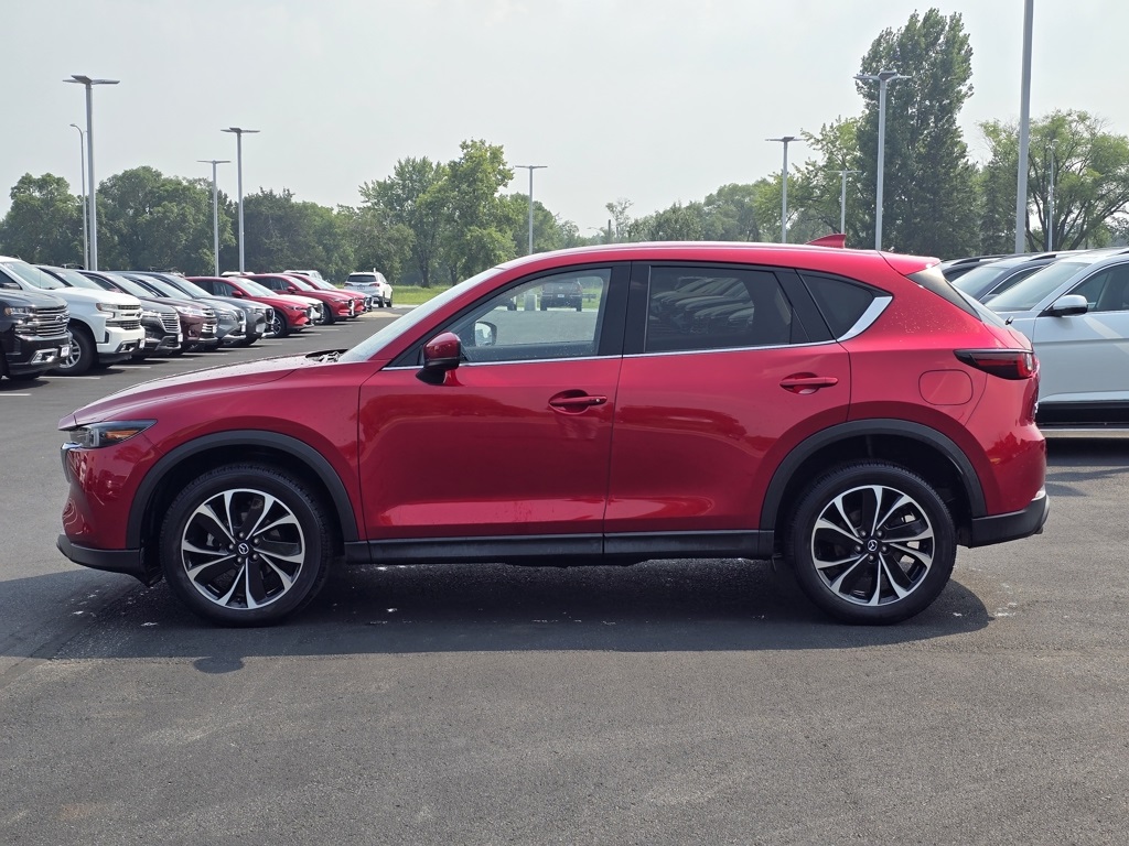 Certified 2022 Mazda CX-5 S Premium Plus package with VIN JM3KFBEM0N0550991 for sale in St. Cloud, Minnesota