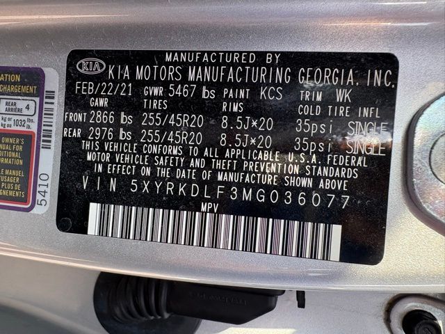 2021 Kia Sorento SX Prestige X-Line photo 25