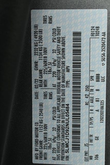 2022 LINCOLN CORSAIR - Image 36