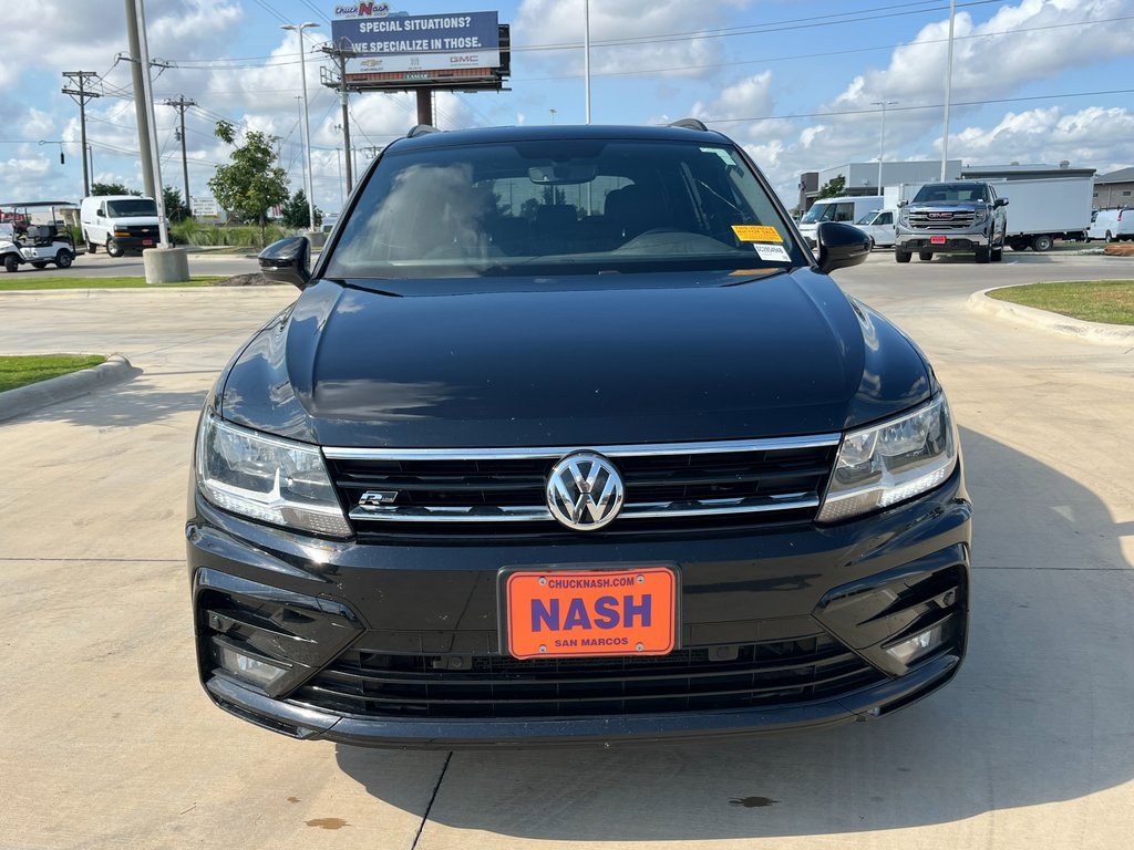 Used 2021 Volkswagen Tiguan SE R-LINE BLACK with VIN 3VV3B7AX8MM077442 for sale in San Marcos, TX