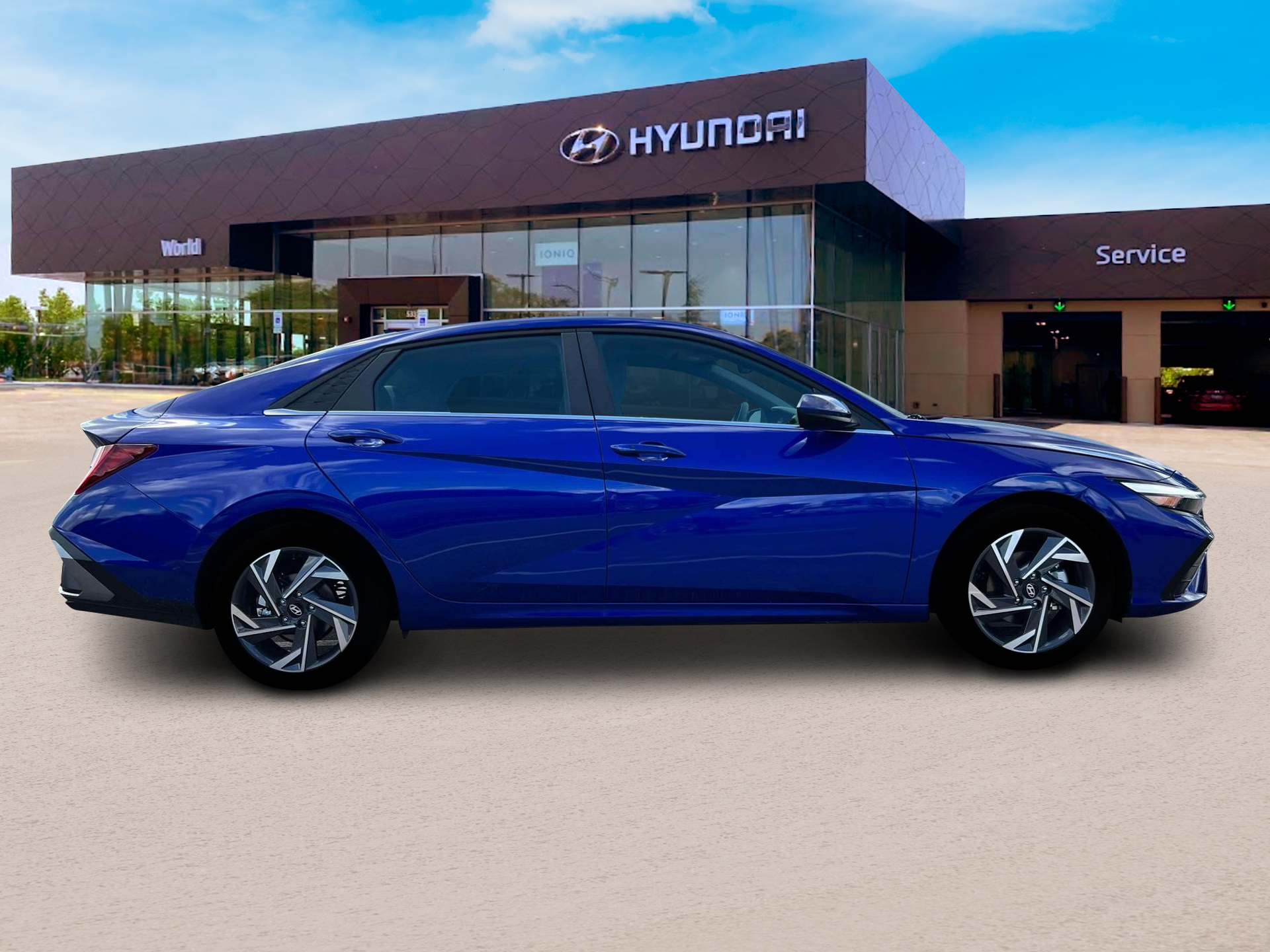 New 2025 Intense Blue Hyundai SEL Convenience image 9