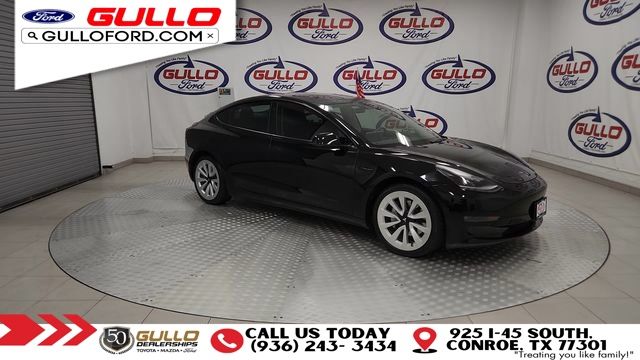 Used 2022 Tesla Model 3 Long Range with VIN 5YJ3E1EB6NF184576 for sale in Conroe, TX