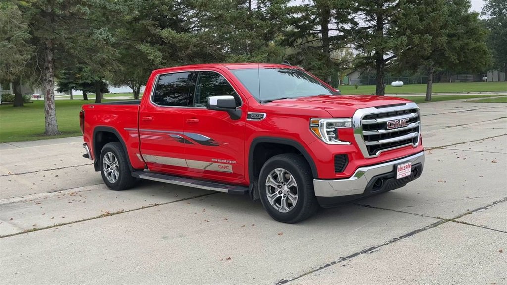 Used 2021 GMC Sierra 1500 SLE with VIN 3GTU9BED4MG454509 for sale in Oslo, Minnesota
