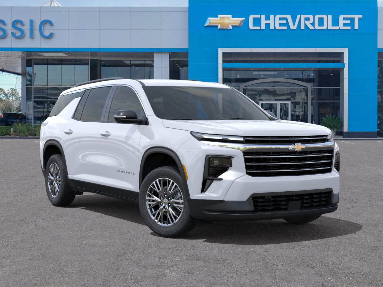 2026 Chevrolet Traverse LT White at Classic Elite Chevrolet Hwy 6
