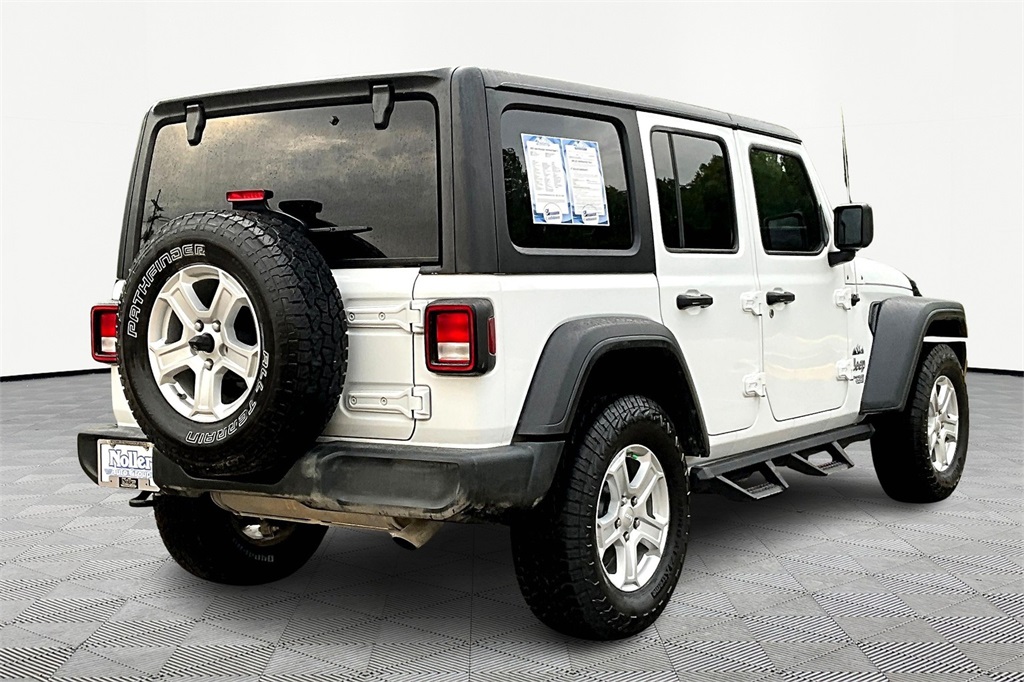 Used 2021 Jeep Wrangler Unlimited Sport S with VIN 1C4HJXDN0MW520698 for sale in Kansas City