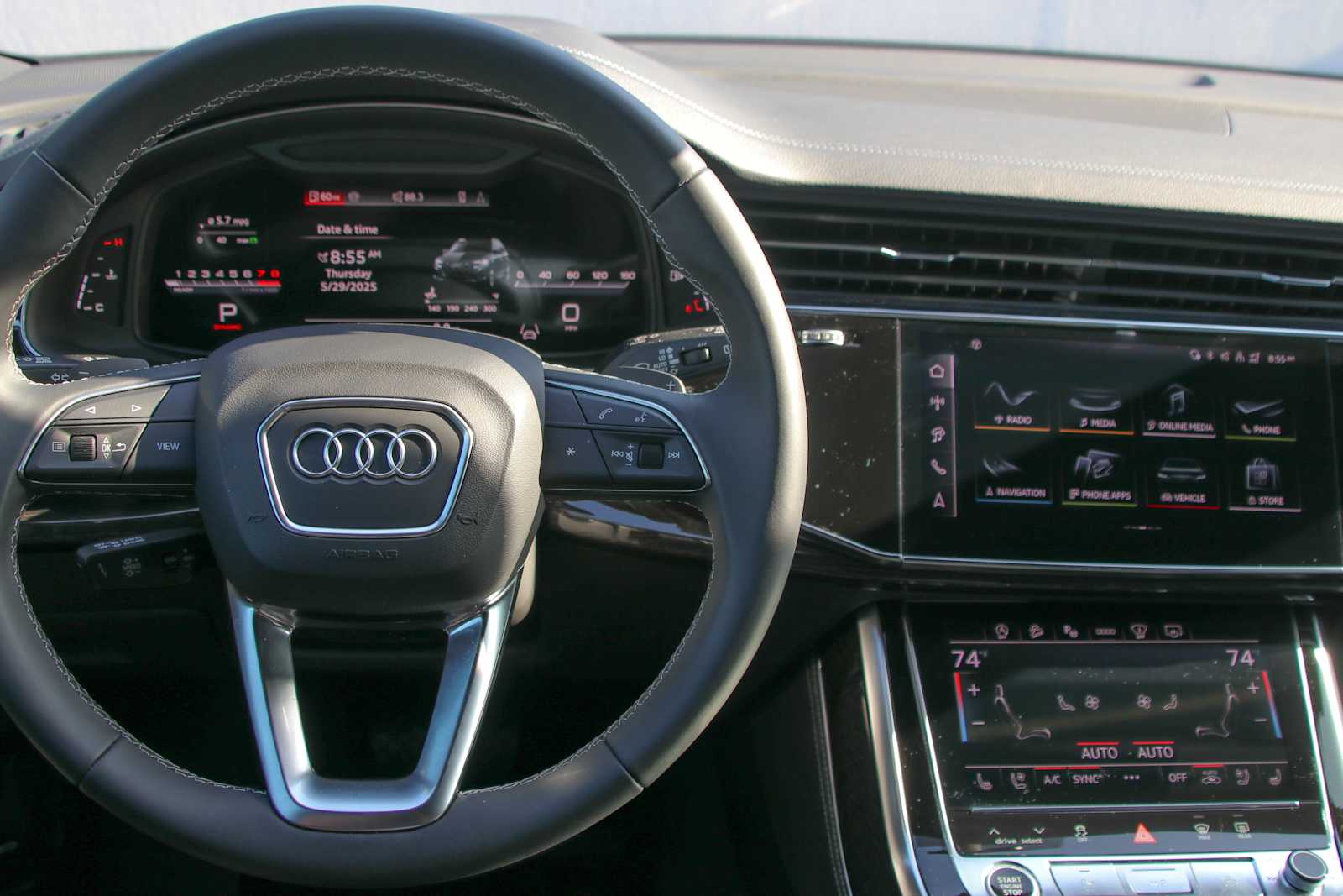 Certified Used 2025 Mythos Black Metallic Audi Prestige image 15