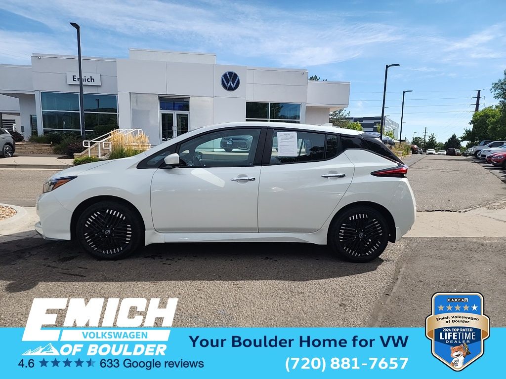 Used 2023 Nissan Leaf SV Plus with VIN 1N4CZ1CV9PC553664 for sale in Boulder, CO