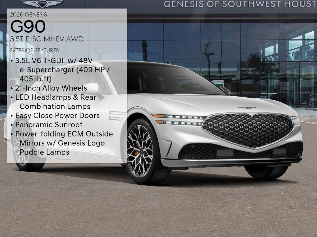 2026 Genesis G90 3.5T E-Supercharger photo 3
