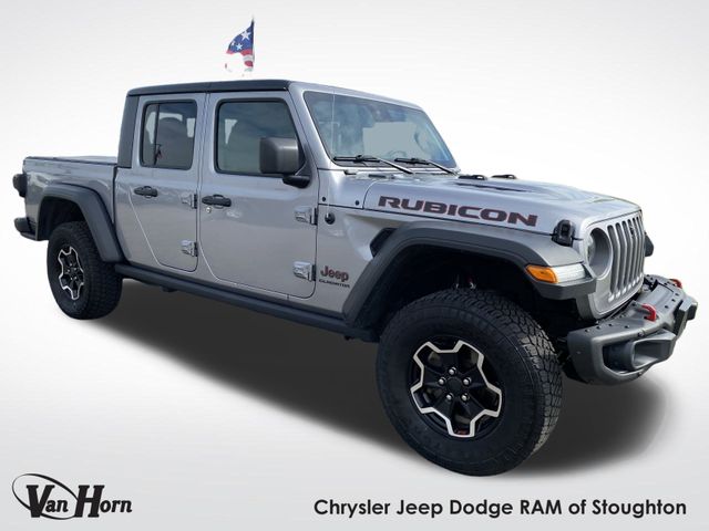 Used 2020 Billet Silver Metallic Clearcoat Jeep Rubicon image 1