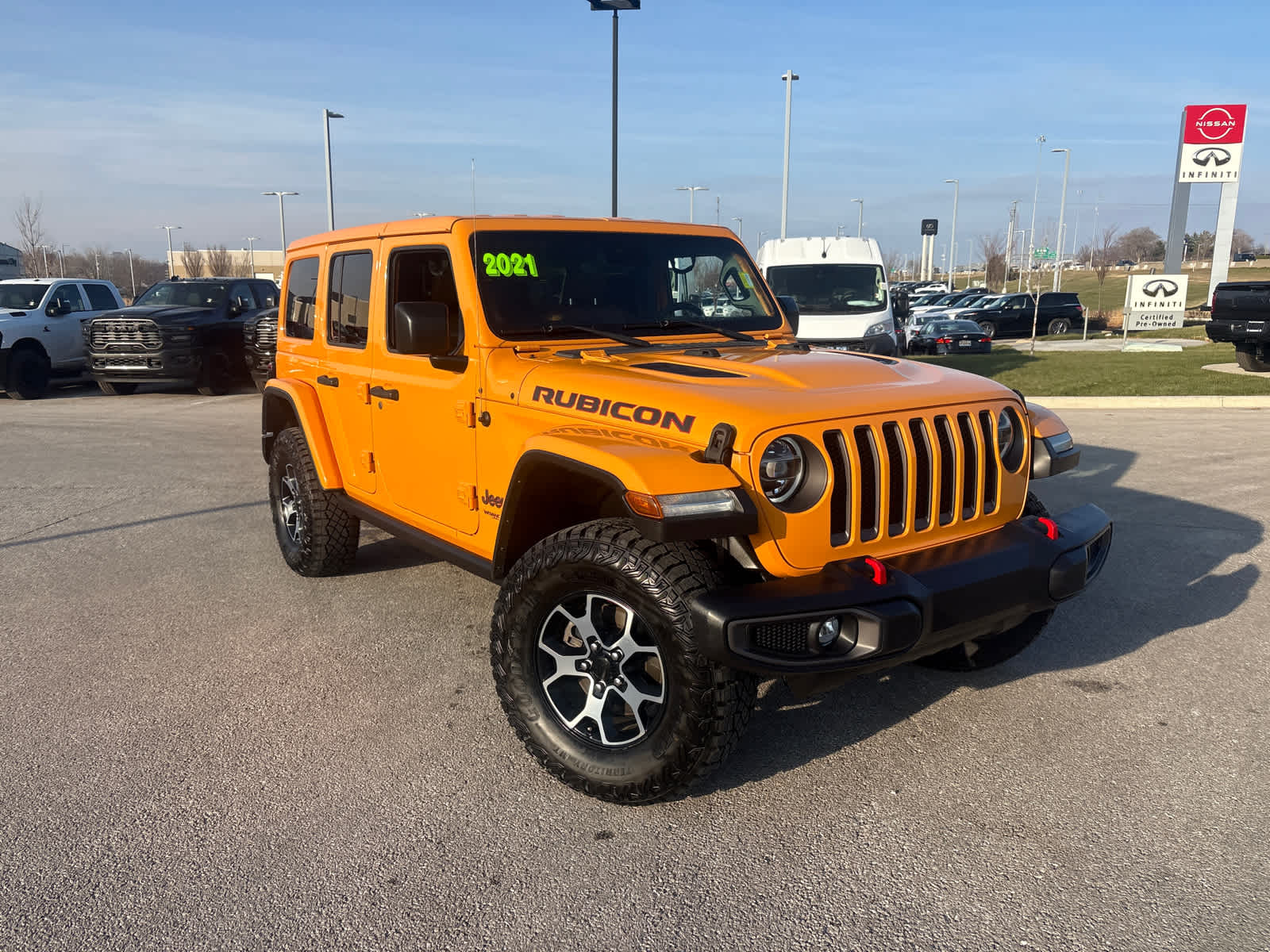 Used 2021 Jeep Wrangler Unlimited Rubicon with VIN 1C4JJXFM9MW656981 for sale in Kansas City
