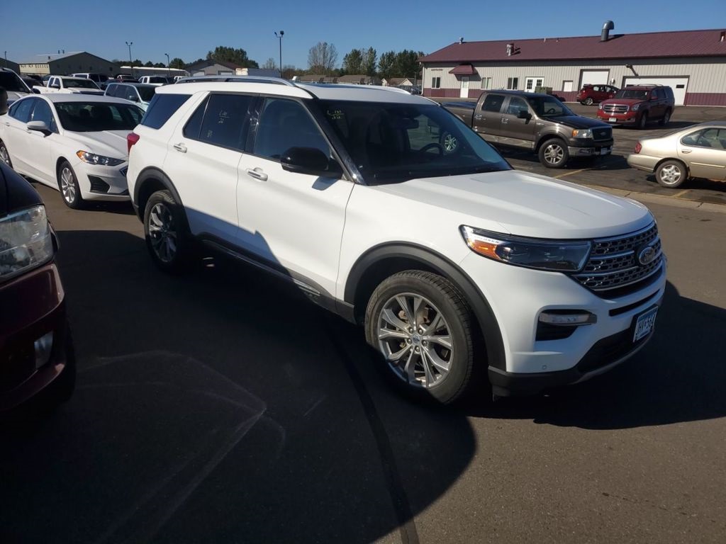 Used 2022 Ford Explorer Limited with VIN 1FMSK8FH9NGB29833 for sale in Fergus Falls, Minnesota