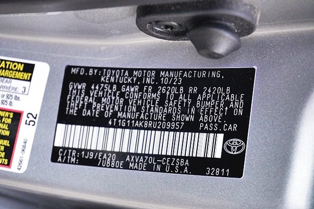 Used 2024 Silver Toyota SE image 30