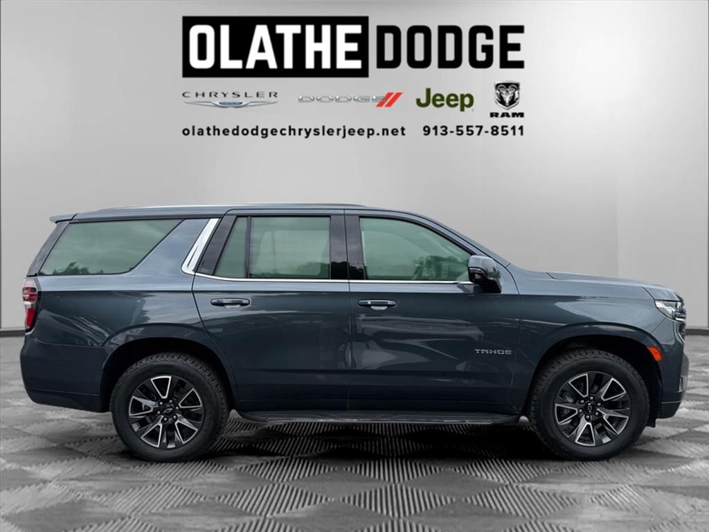 Used 2021 Chevrolet Tahoe LT with VIN 1GNSKNKD8MR229888 for sale in Kansas City