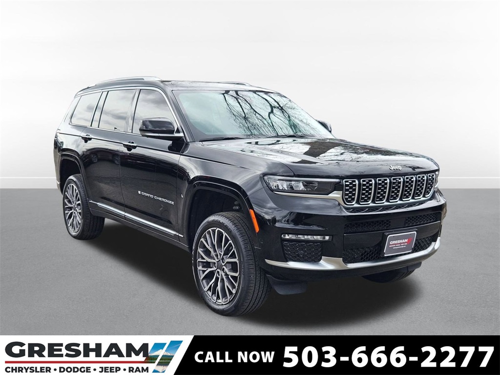 Certified Used 2022 Black Jeep Summit image 1