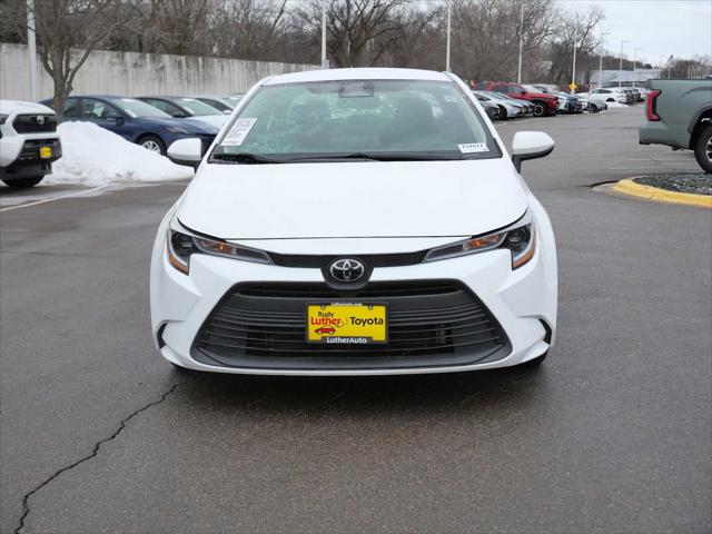 Certified 2025 Toyota Corolla LE with VIN 5YFB4MDE5SP237084 for sale in Golden Valley, Minnesota