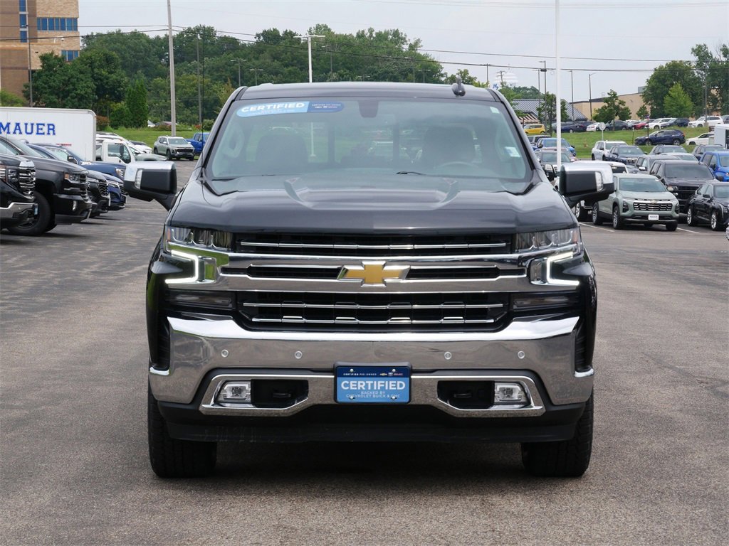 Certified 2021 Chevrolet Silverado 1500 LTZ with VIN 1GCUYGED7MZ401559 for sale in Inver Grove Heights, Minnesota