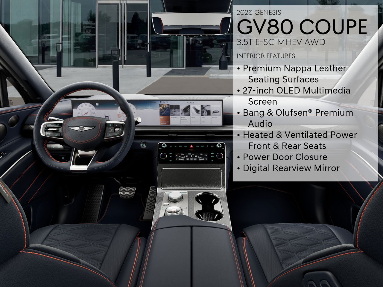 2026 Genesis GV80 Coupe 3.5T photo 14