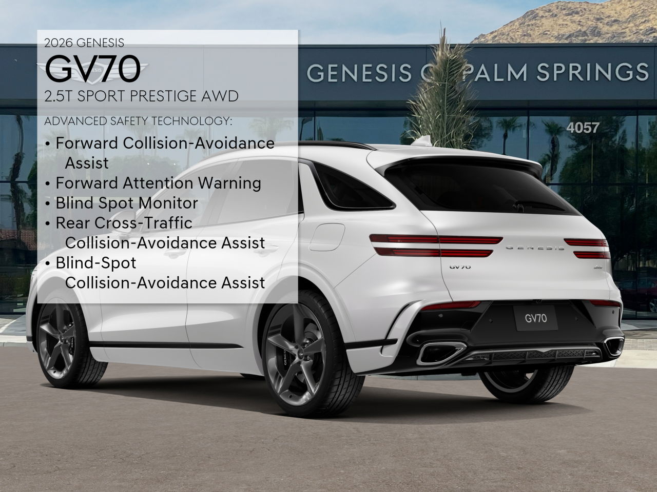 2026 Genesis GV70 2.5T Sport Prestige photo 4