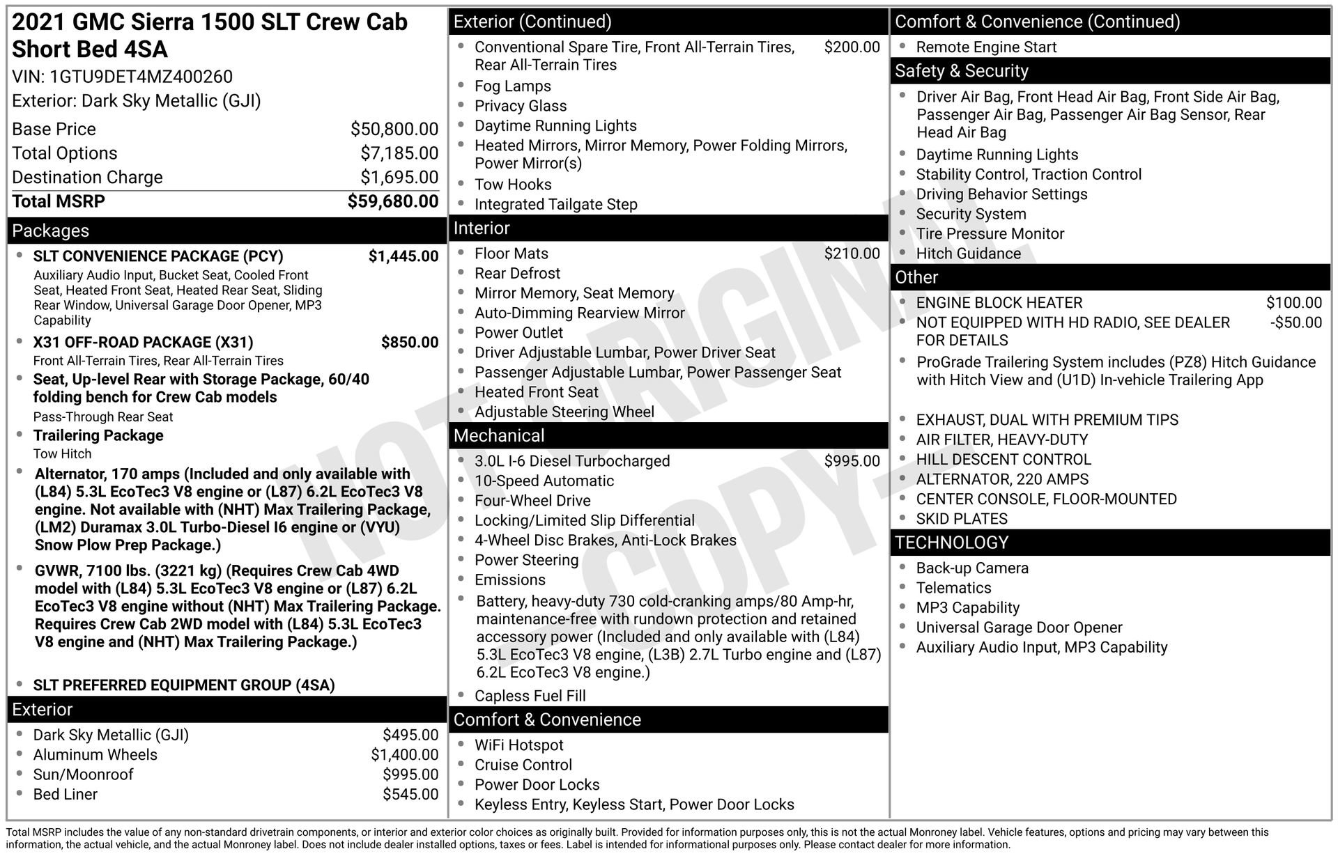 2021 GMC Sierra 1500 SLT's photo