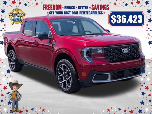 New 2025 Ruby Red Metallic Tinted Clearcoat Ford Lariat image 1