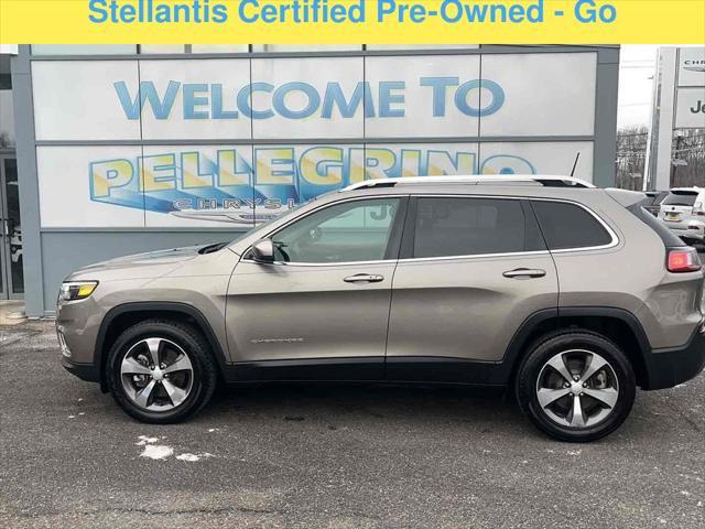 Certified 2019 Jeep Cherokee Limited with VIN 1C4PJMDX0KD150227 for sale in Woodbury Heights, NJ