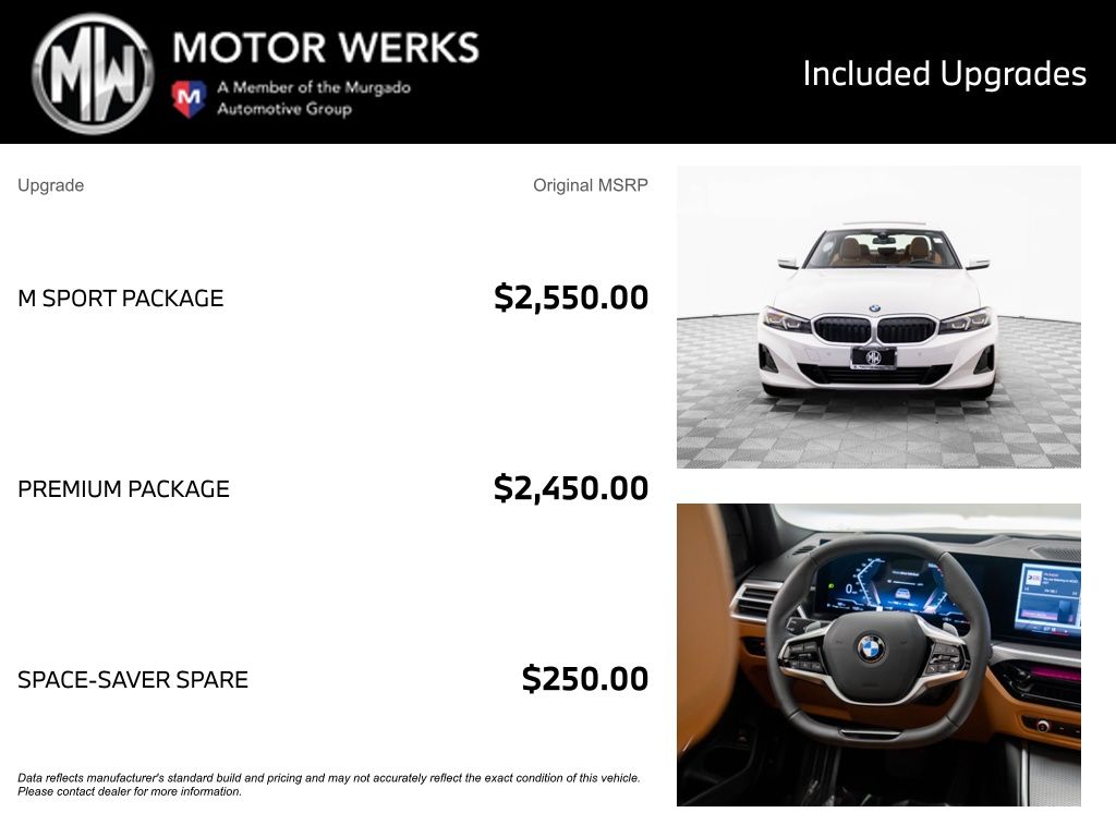 Certified Used 2025 Alpine White BMW 330i xDrive image 4
