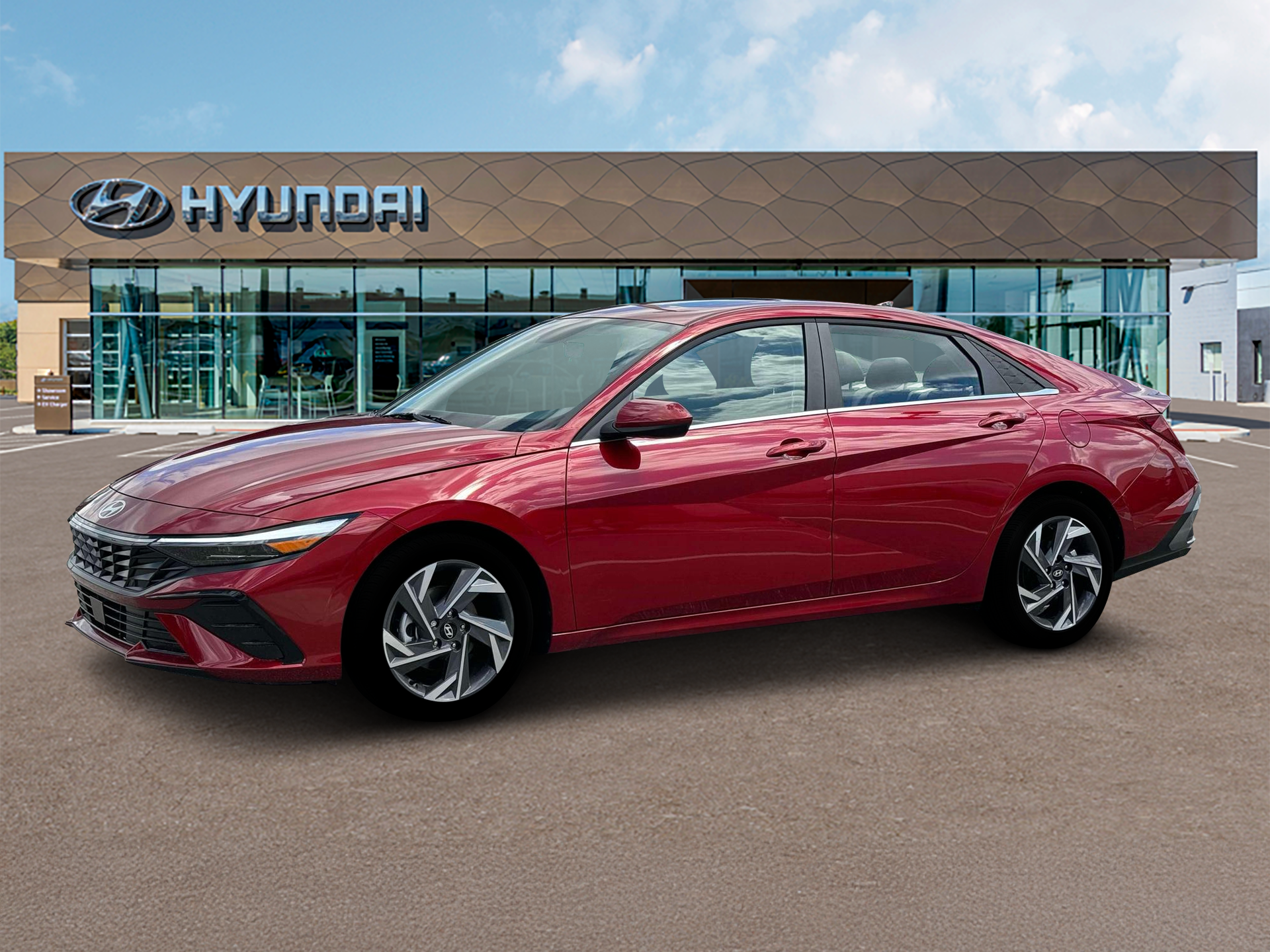 New 2025 Red Hyundai SEL Convenience image 2