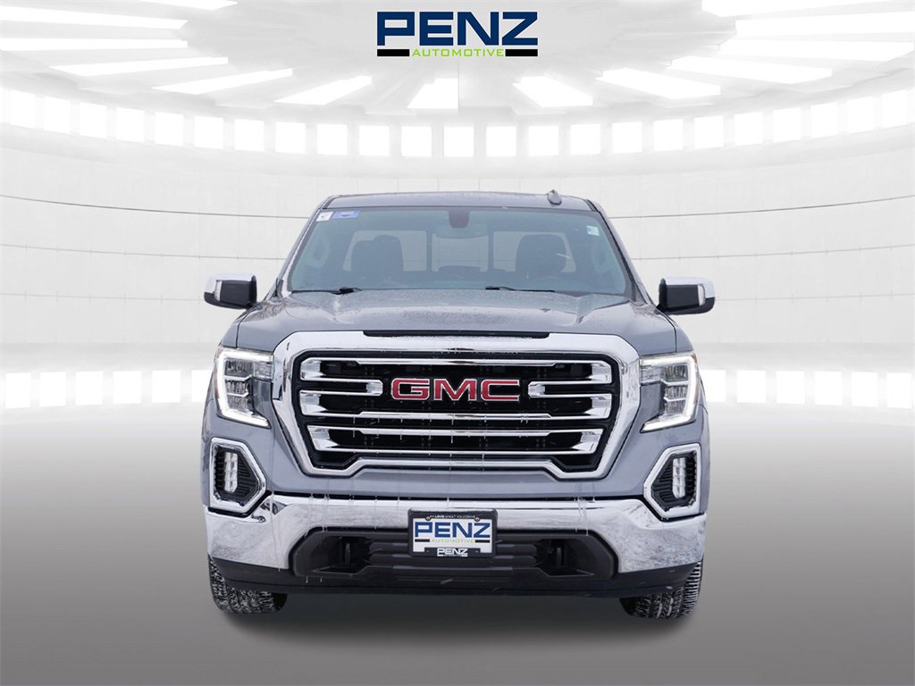 Used 2021 GMC Sierra 1500 SLT with VIN 3GTU9DEL7MG406716 for sale in Rochester, Minnesota