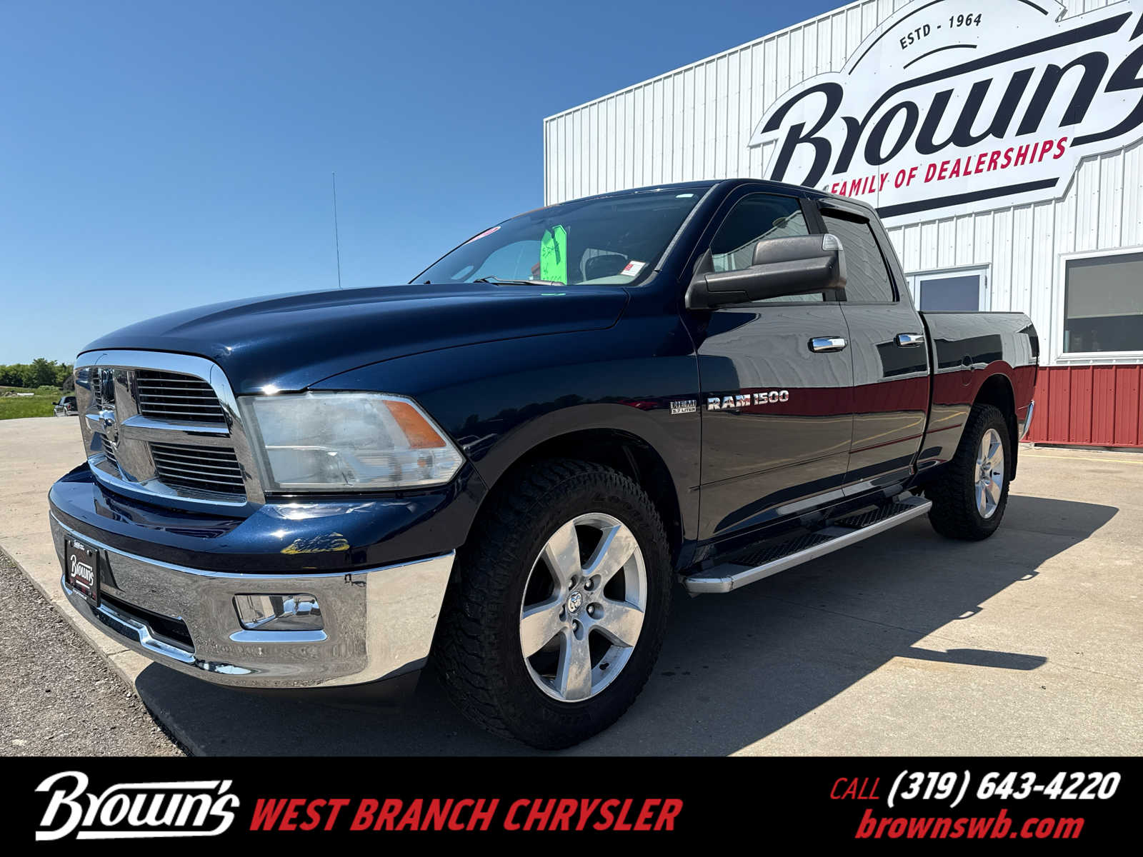 Used 2012 RAM Ram 1500 Pickup SLT with VIN 1C6RD7GT5CS191581 for sale in West Branch, IA