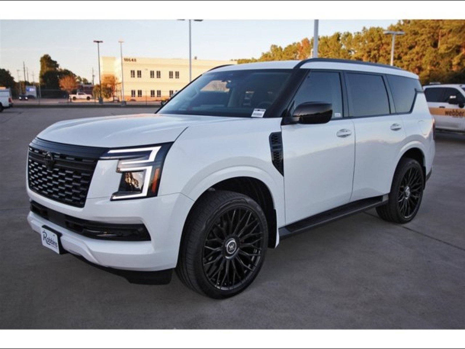 2026 Nissan Armada SV White at Robbins Nissan