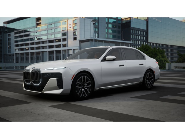 New 2026 Mineral White Metallic BMW 740i image 1
