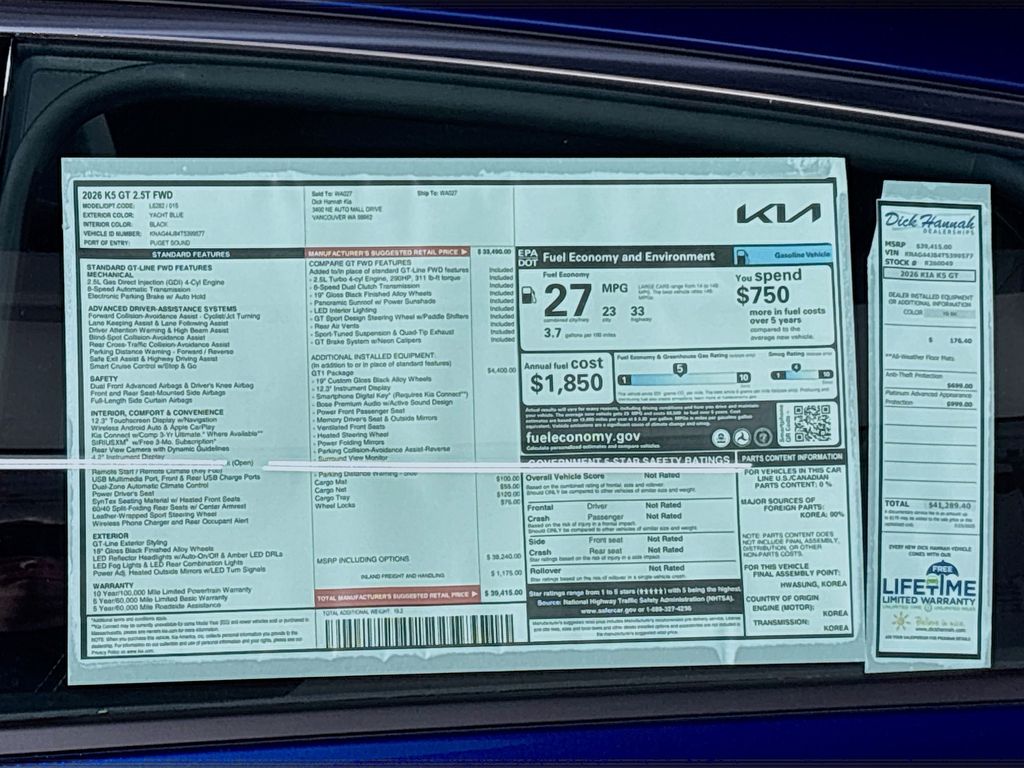 2026 Kia K5 GT photo 22