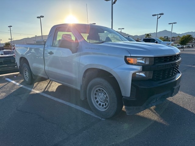 Used 2019 Silver Ice Metallic Chevrolet Work Truck image 8