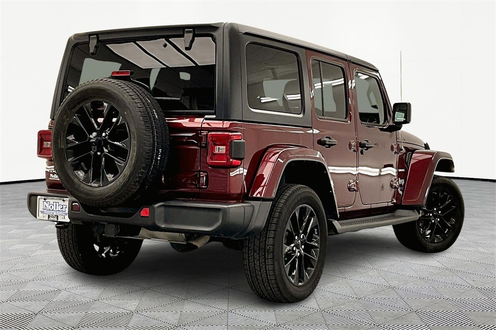 Used 2021 Jeep Wrangler Unlimited Sahara 4XE with VIN 1C4JJXP66MW800857 for sale in Kansas City