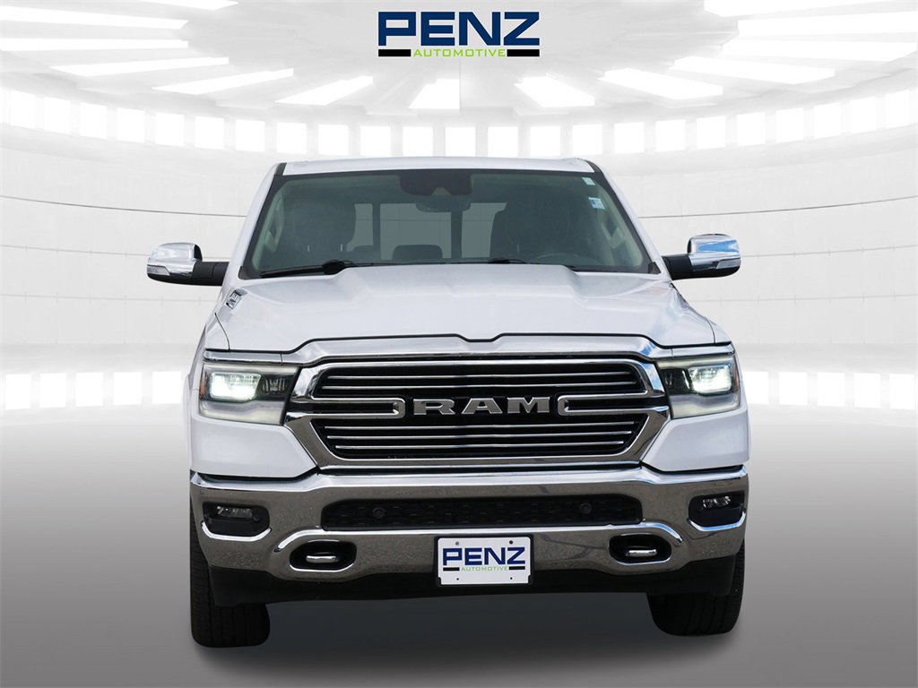 Used 2021 RAM Ram 1500 Pickup Laramie with VIN 1C6SRFJTXMN652859 for sale in Rochester, Minnesota