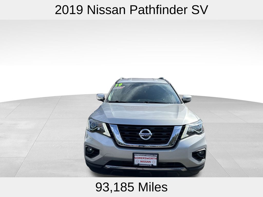 Used 2019 Nissan Pathfinder SV with VIN 5N1DR2MM0KC647446 for sale in Somersworth, NH