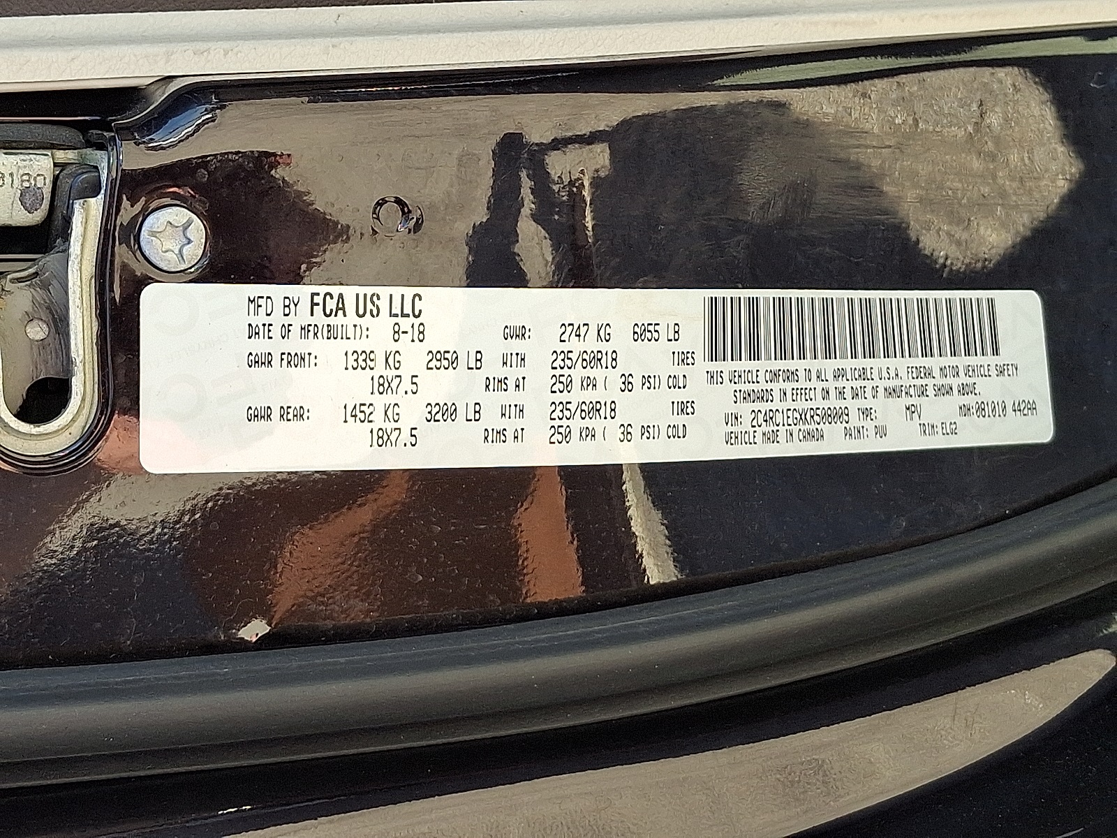 2019 Chrysler Pacifica Touring Plus photo 21