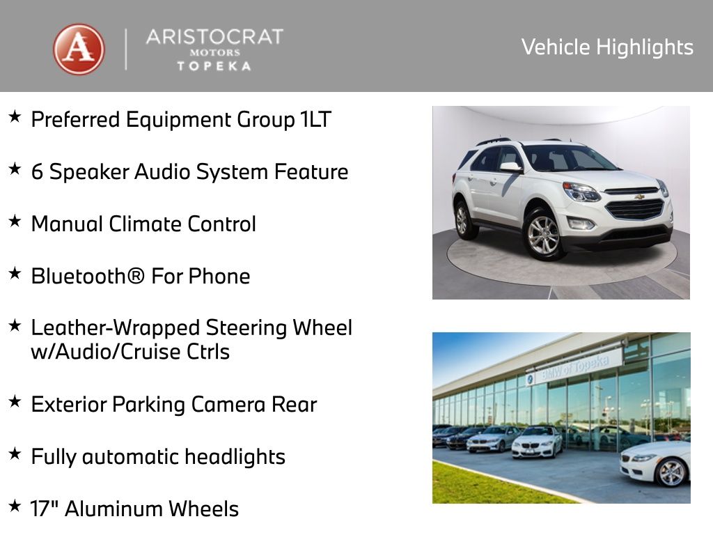 Used 2017 Chevrolet Equinox LT with VIN 2GNALCEK9H1590634 for sale in Kansas City