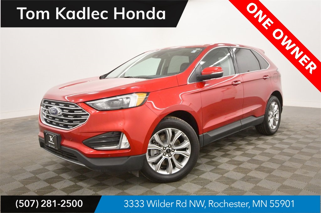 Used 2024 Red Metallic Ford Titanium image 1