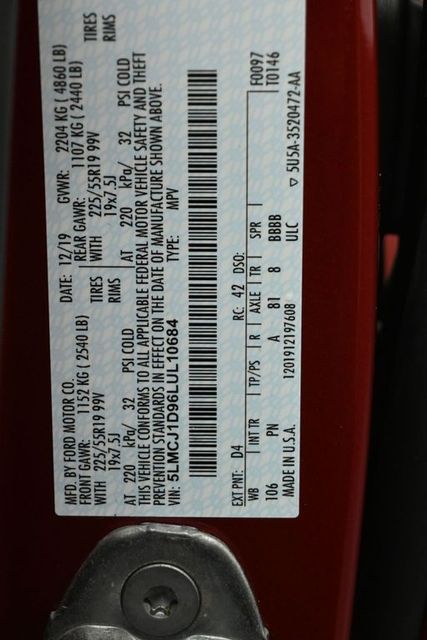 2020 LINCOLN CORSAIR - Image 37