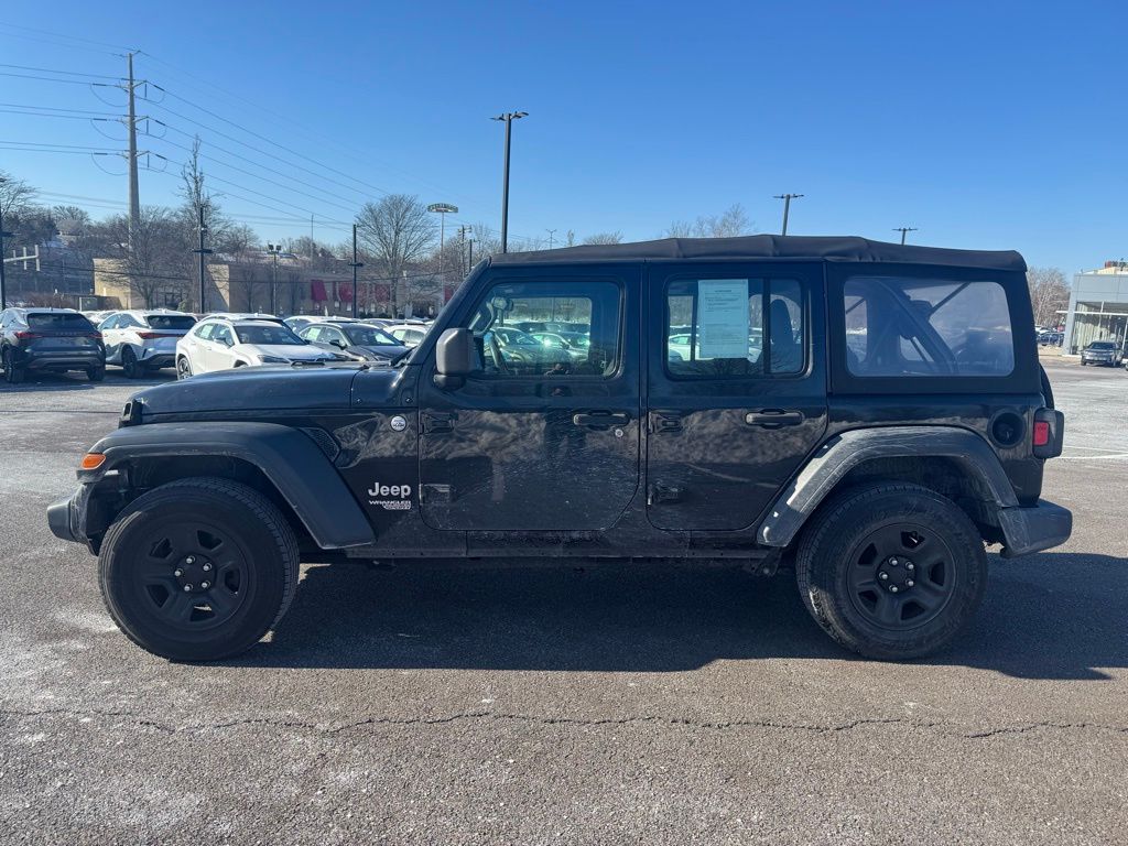 Used 2018 Jeep All-New Wrangler Unlimited Sport with VIN 1C4HJXDG2JW299599 for sale in Willow Grove, PA
