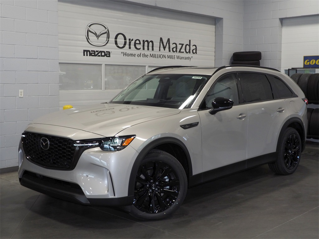New 2025 Platinum Quartz Metallic Mazda Premium Sport AWD image 1