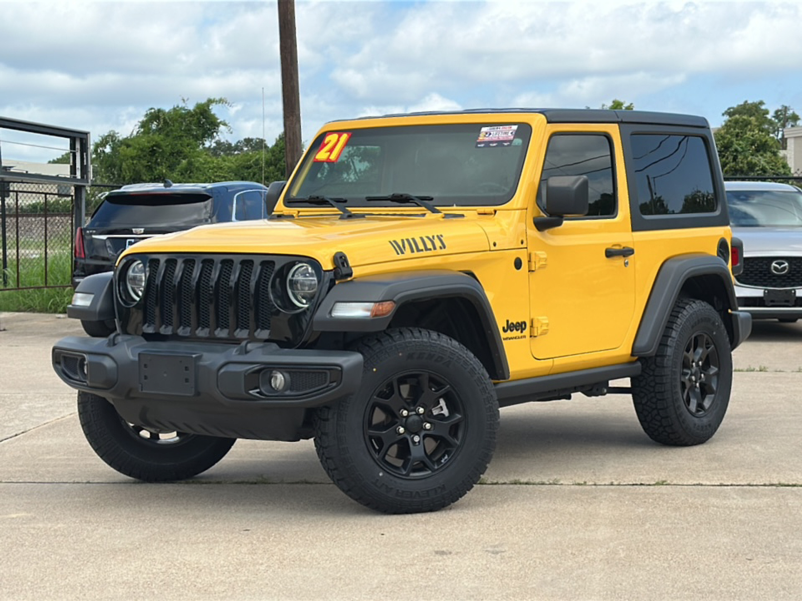 Used 2021 Hellayella Clearcoat Jeep Willys 4X4 image 2